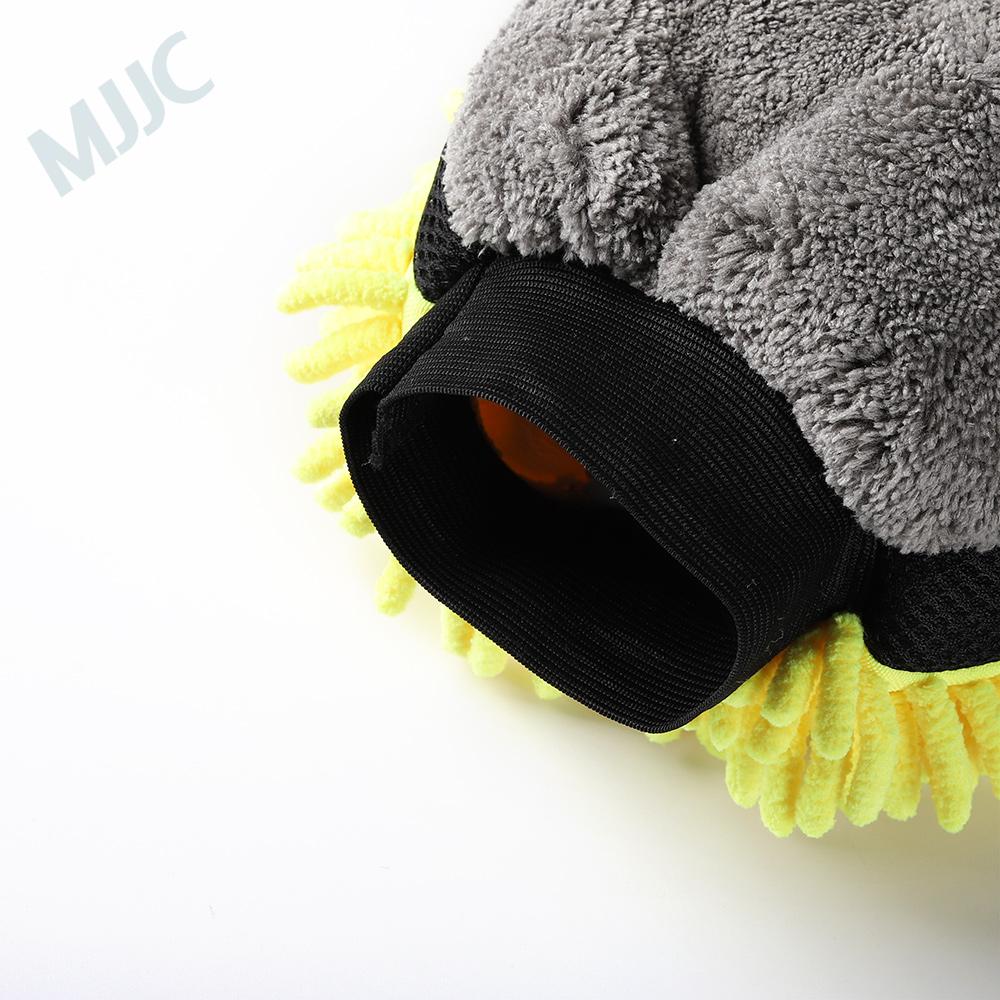 MJJC Chenille and Microfiber Wash Mitt with Waterproof Liner