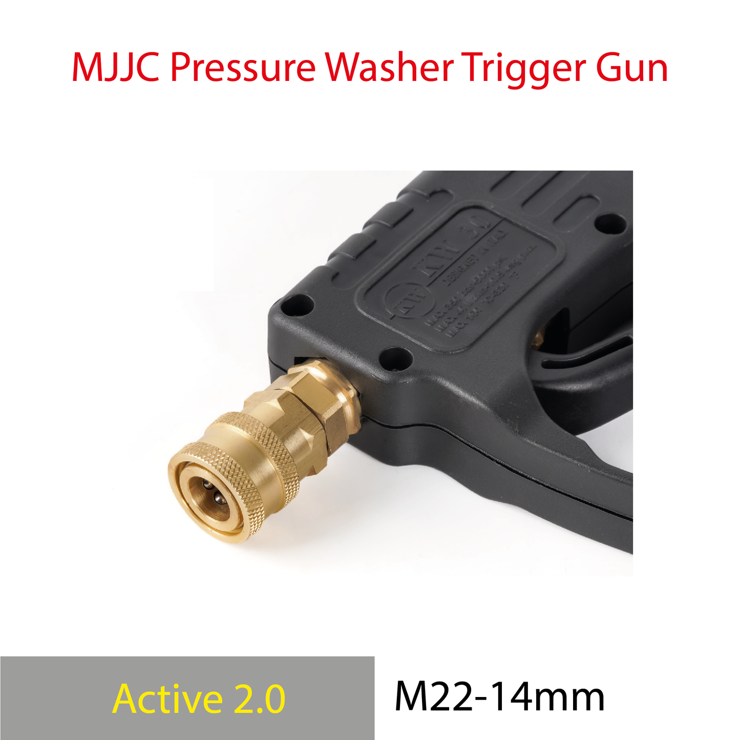 Active 2.0 pressure washer - M22-14mm - MJJC Light Weight Pressure Washer Short Trigger Gun with Live Swivel