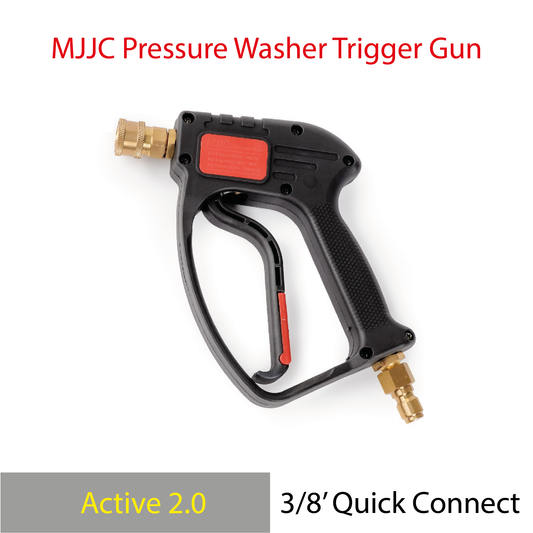 Active 2.0 pressure washer - 3/8' Quick Connect - MJJC Light Weight Pressure Washer Short Trigger Gun with Live Swivel