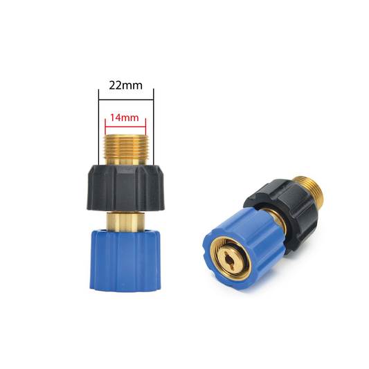 Jet-USA#3 - M22-14mm ID Foam Cannon Adapter for MJJC Foam Cannon S V3