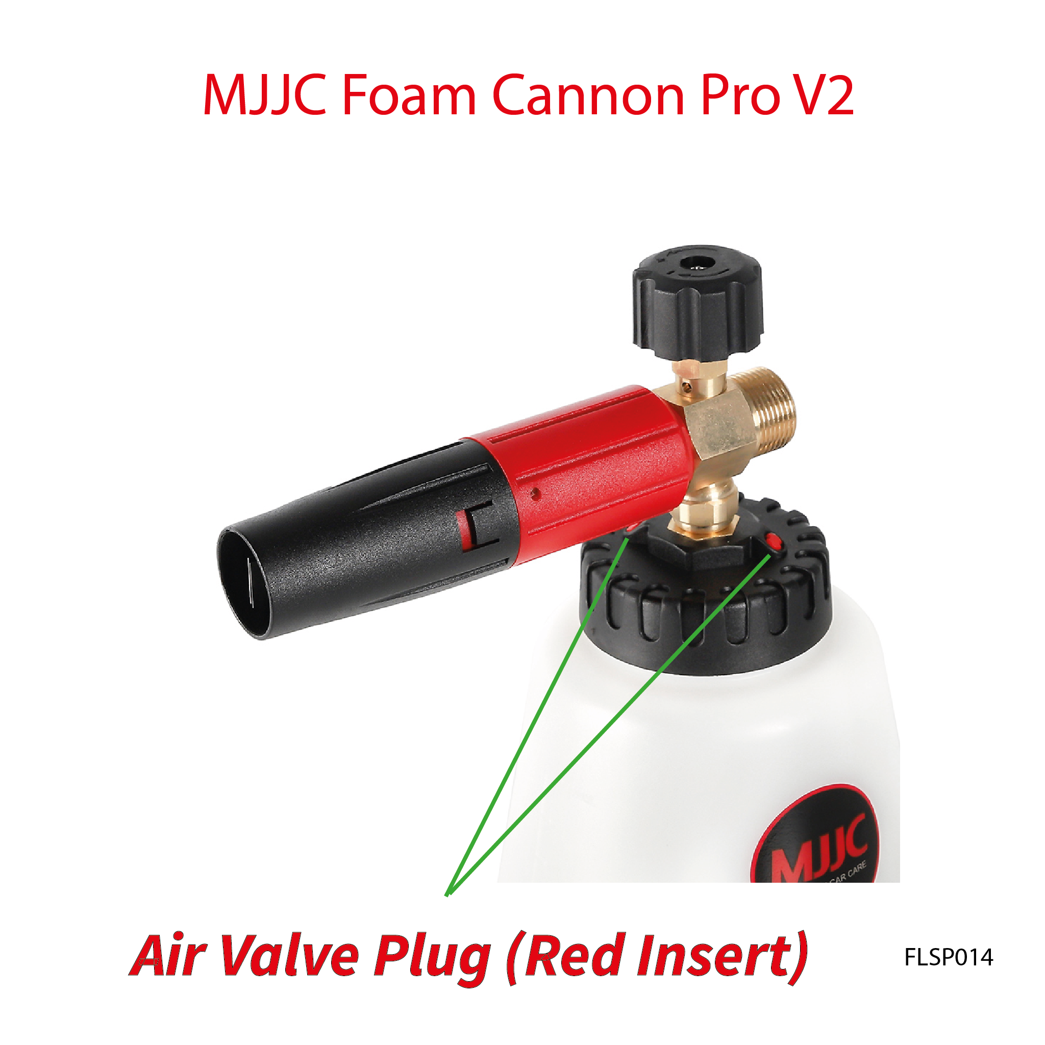 Air Valve Plug for MJJC Foam Cannon Pro V2 Bottle MJJC Australia Car Care