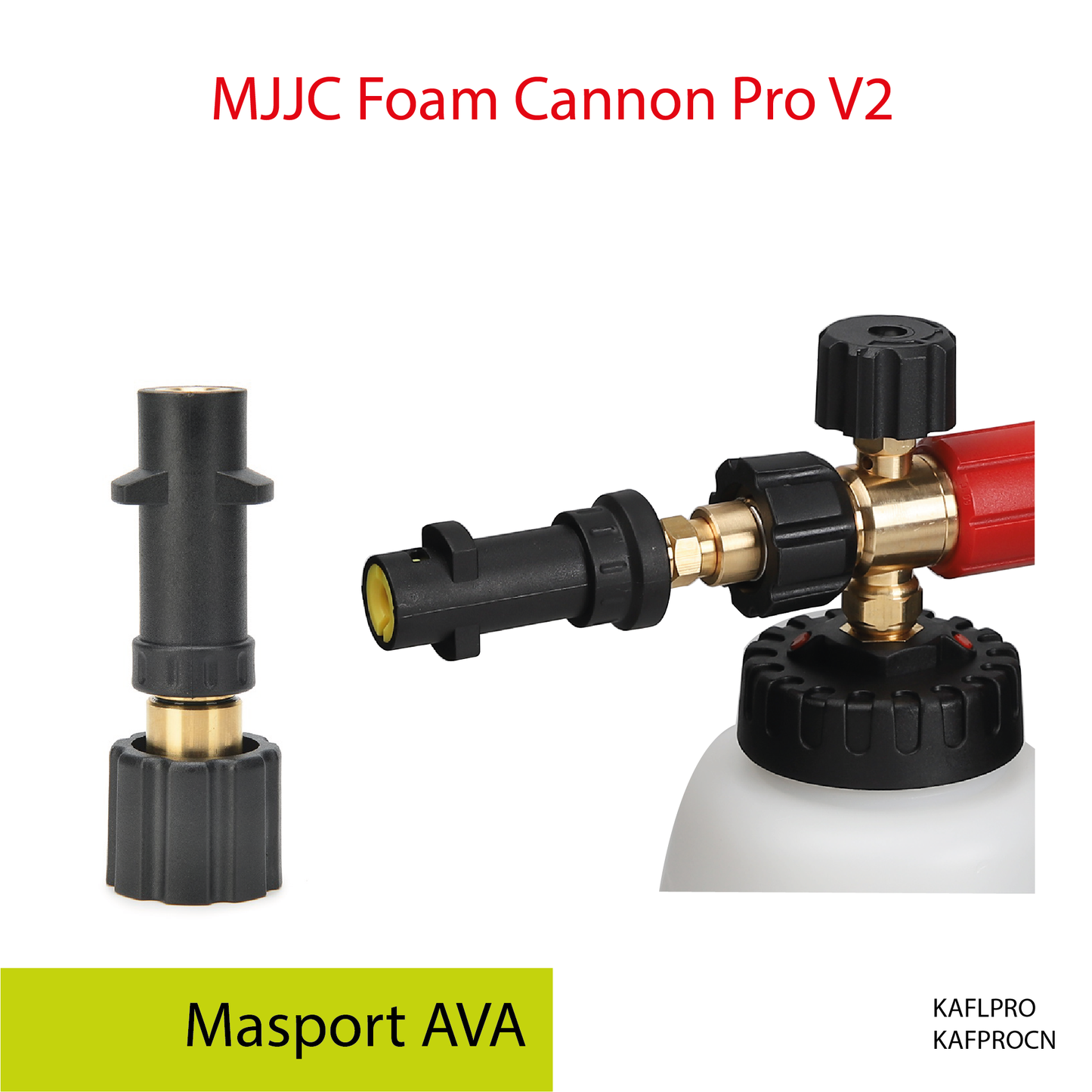 Masport AVA pressure washer - MJJC Foam Cannon Pro V2 (Pressure Washer Snow Foam Lance Gun)