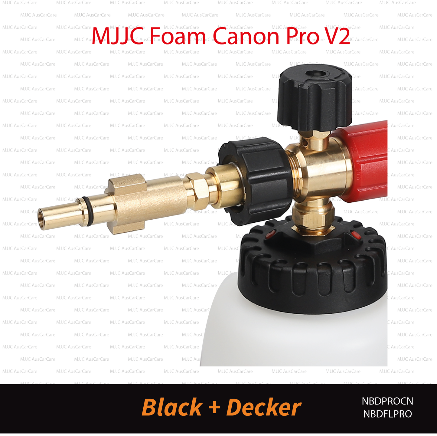 Black+Decker (NBDPROCN) Adapter for MJJC Foam Cannon Pro V2 (NBDFLPRO)