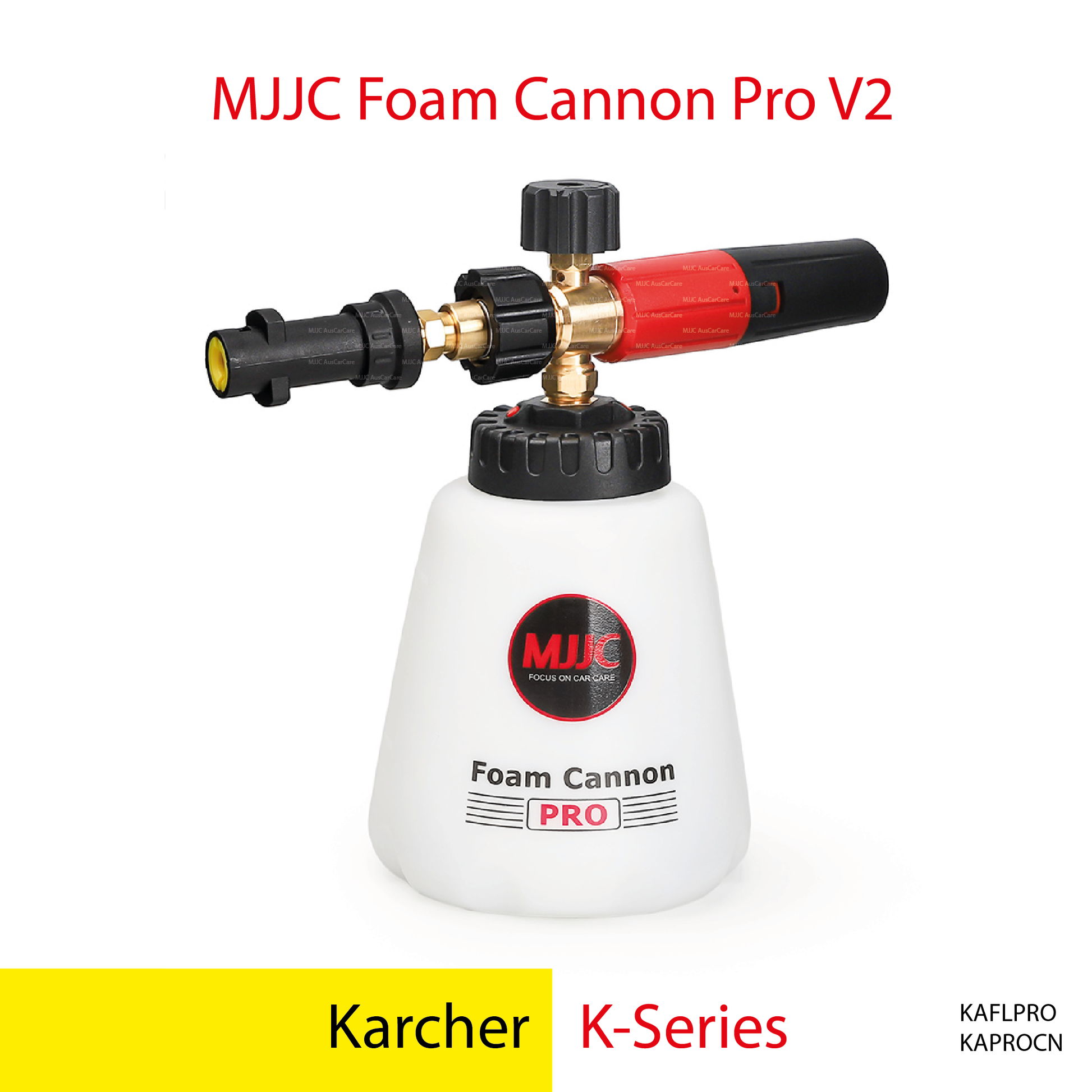 Karcher K Series pressure washer MJJC Foam Cannon Pro V2 Snow