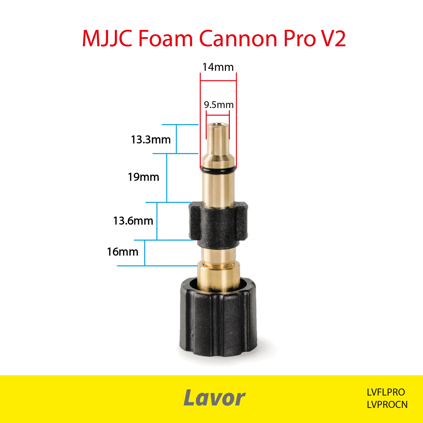 Lavor pressure washer - MJJC Foam Cannon Pro V2 (Pressure Washer Snow Foam Lance Gun)