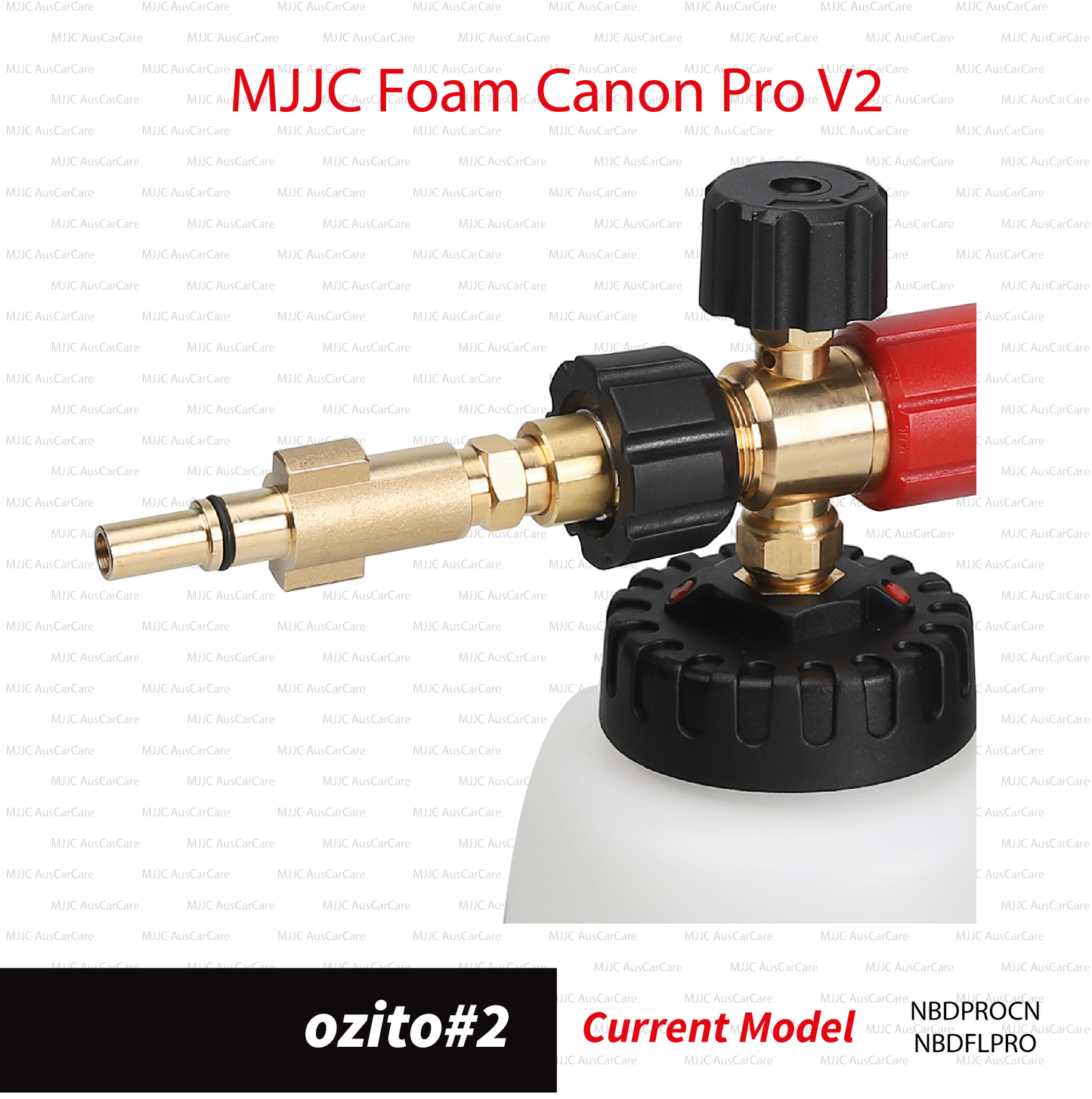 Ozito#2 (NBDPROCN) Adapter for MJJC Foam Cannon Pro V2 (NBDFLPRO)