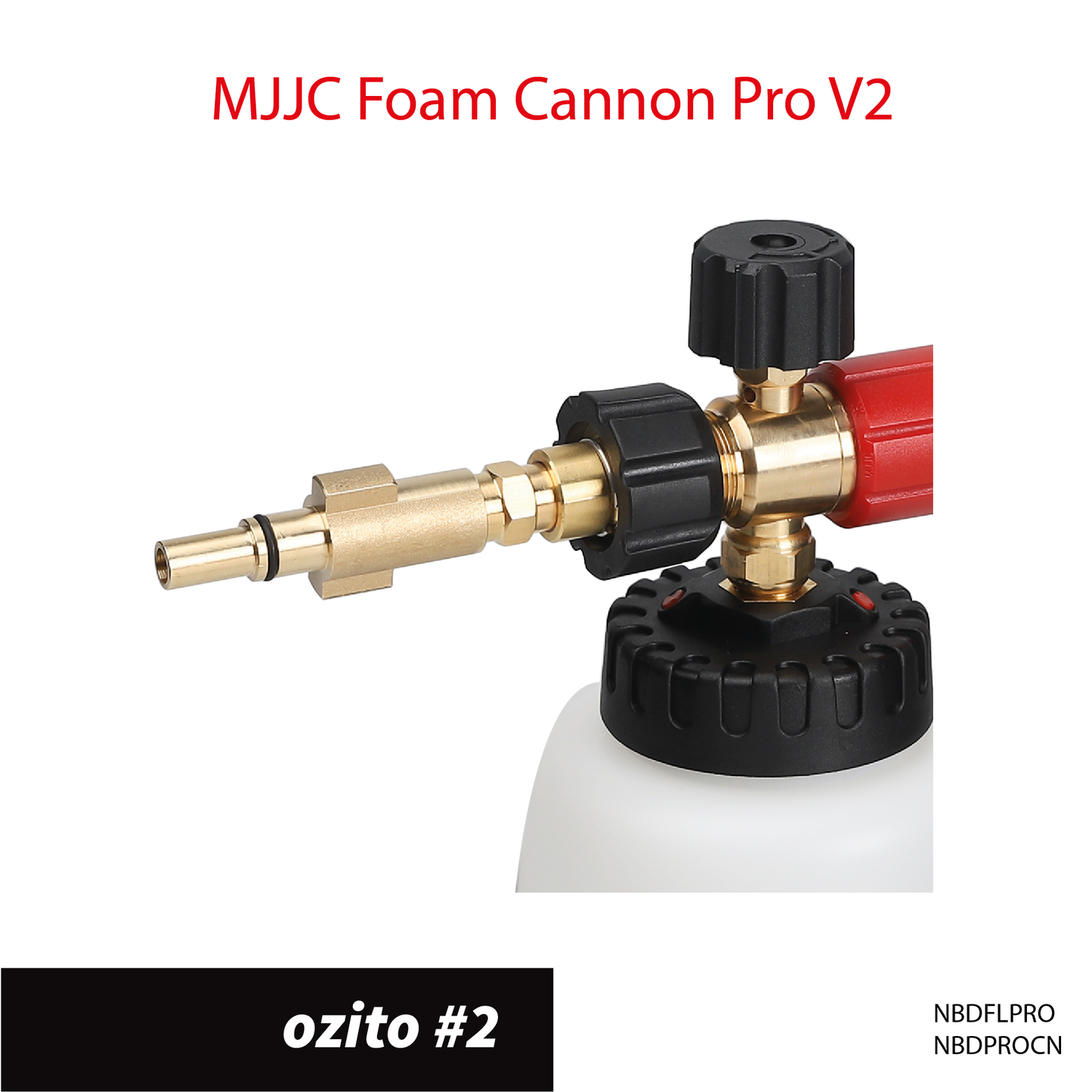 Ozito pressure washer - MJJC Foam Cannon Pro V2 (Pressure Washer Snow Foam Lance Gun)