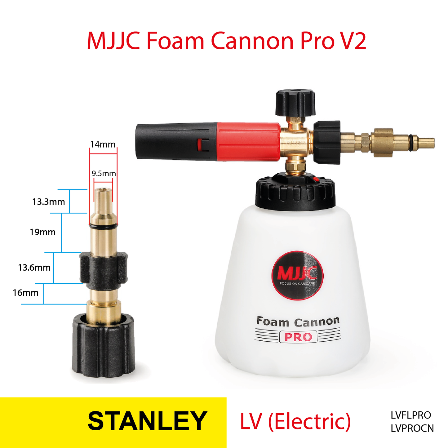 Stanley pressure washer - MJJC Foam Cannon Pro V2 (Pressure Washer Snow Foam Lance Gun)
