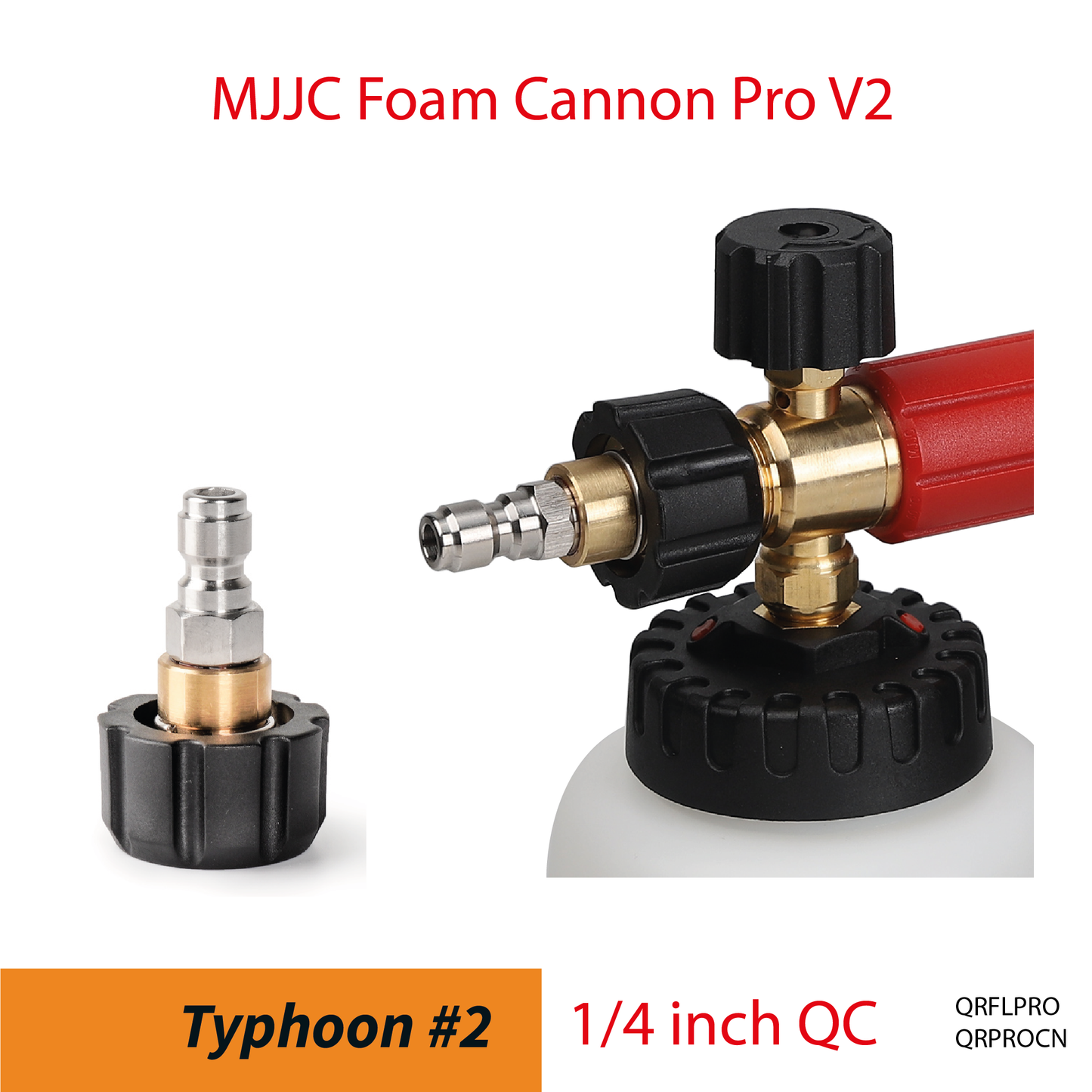 Typhoon presure washer - MJJC Foam Cannon Pro V2 (Pressure Washer Snow Foam Lance Gun)